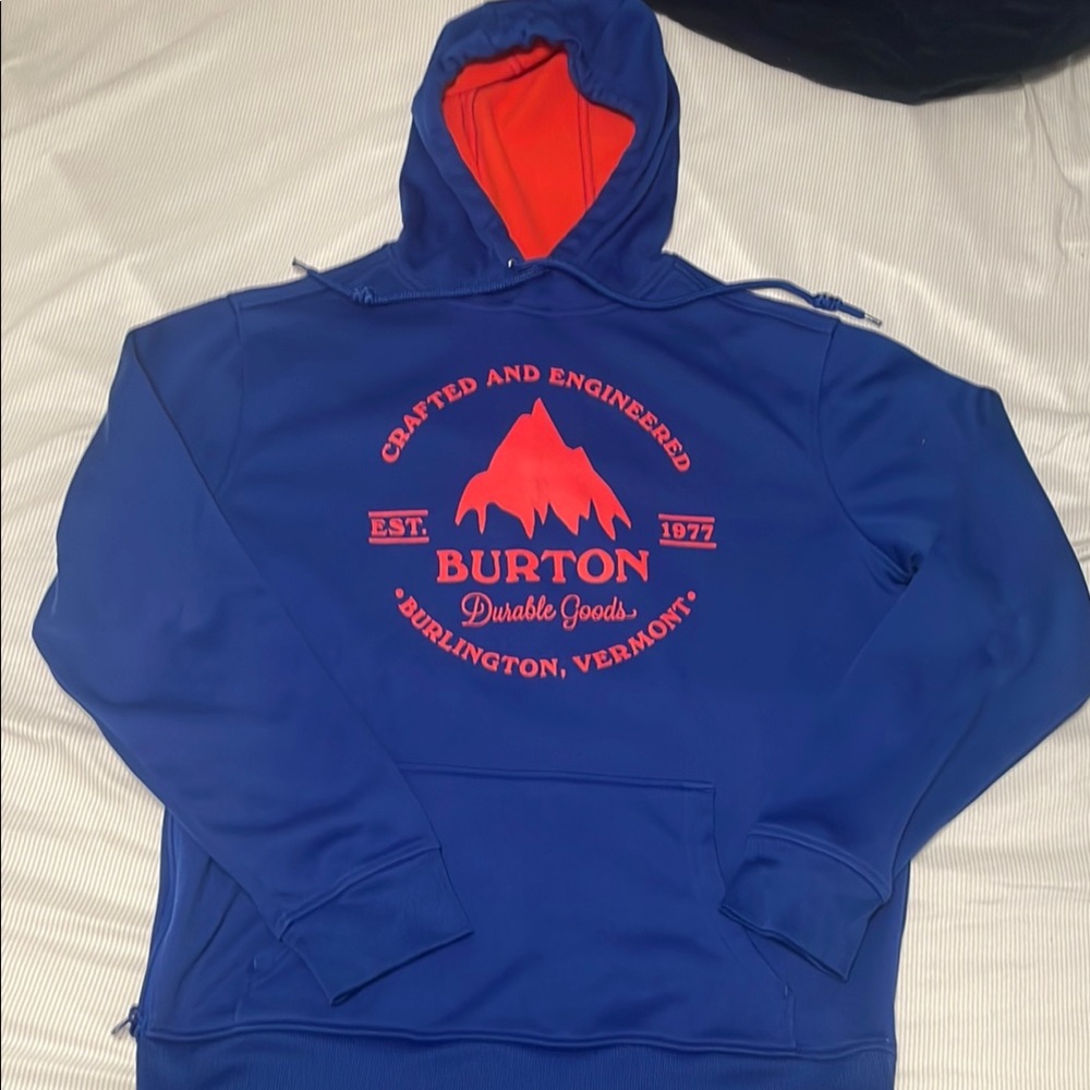 Burton Blue and Red Sweater for Winter Sports